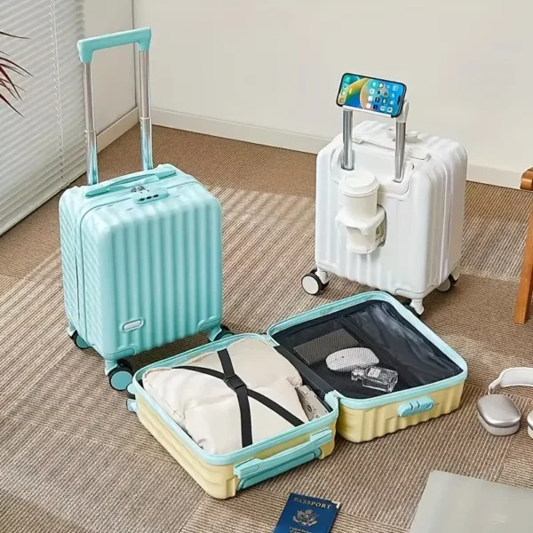 14 Inch Small Suitcase with 3 Segment Adjustable Handle