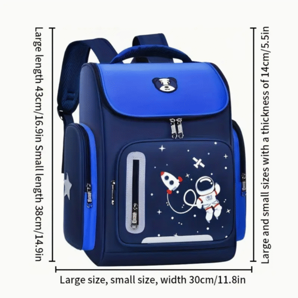 Lightweight Nylon School Backpack for Kids