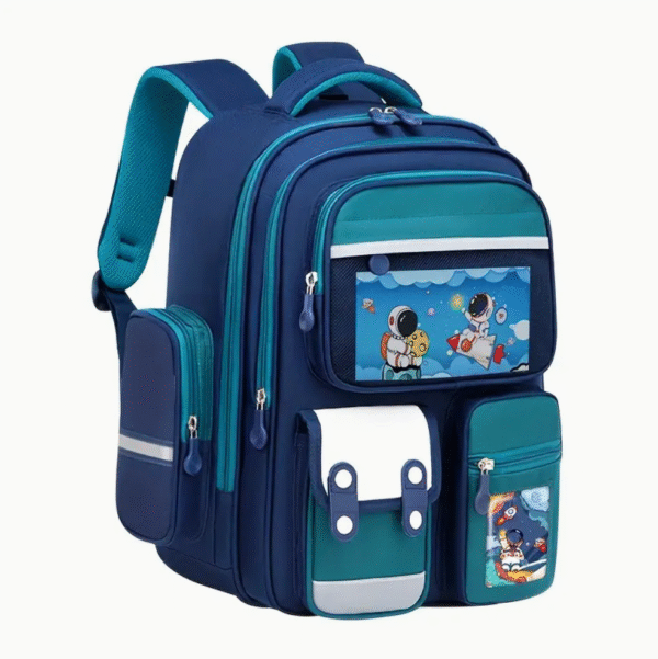 Cosmic Trendy Unisex Backpack  Large Capacity Lightweight Shoulder Bag in Green