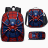 3 Piece Original Spider Print Backpack Set