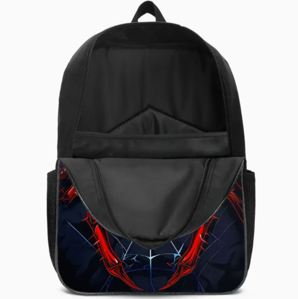 3 Piece Neon Spider Series Print Backpack Set