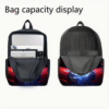 3 Piece Transforma Cartoon Backpack Set