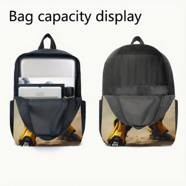 3 Piece Bambo Bee Printed Backpack Set