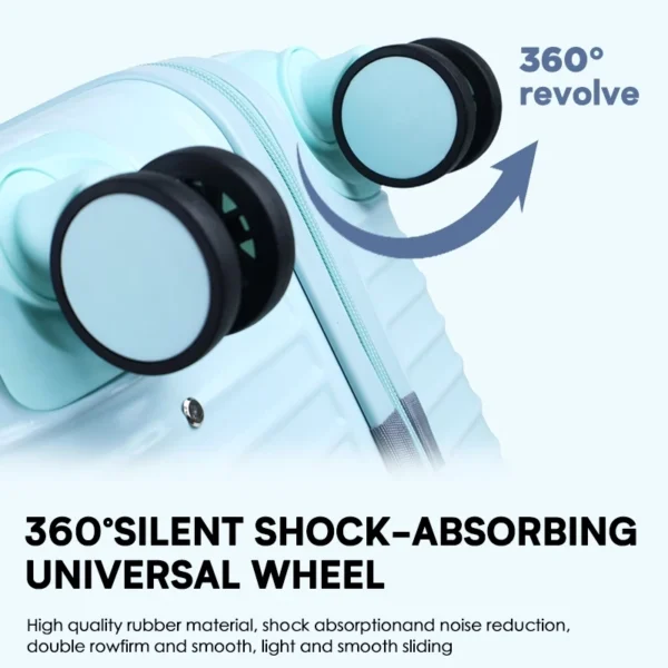 20 Inch Glossy Luggage Heavy Duty Travel Bag